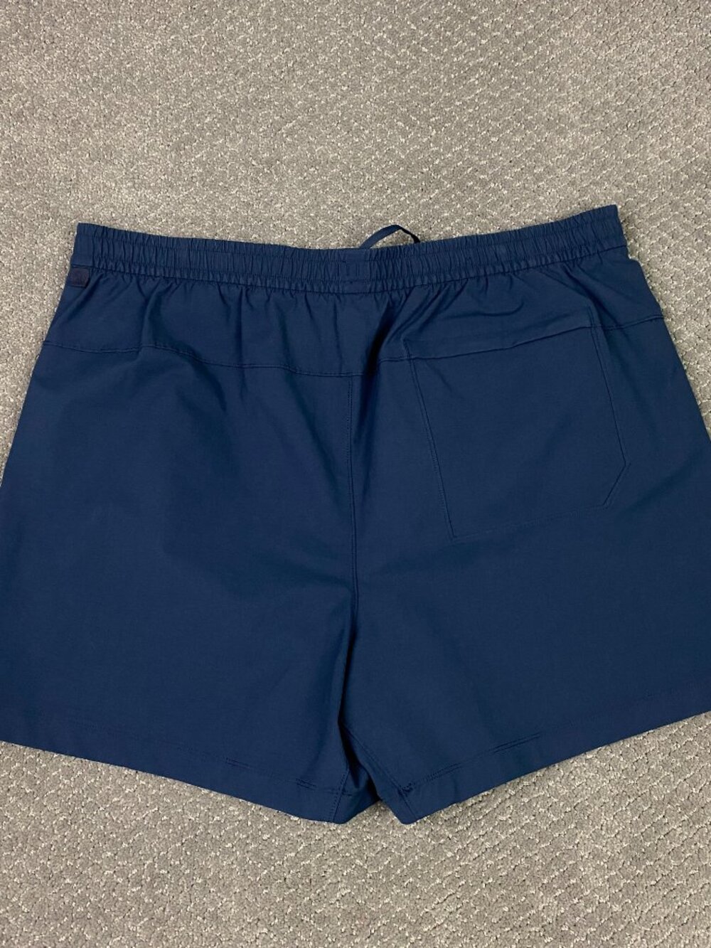 Lululemon Bowline Short VerseTwill 5 inch Shorts Mens XXL Navy Blue gym M7BDDS